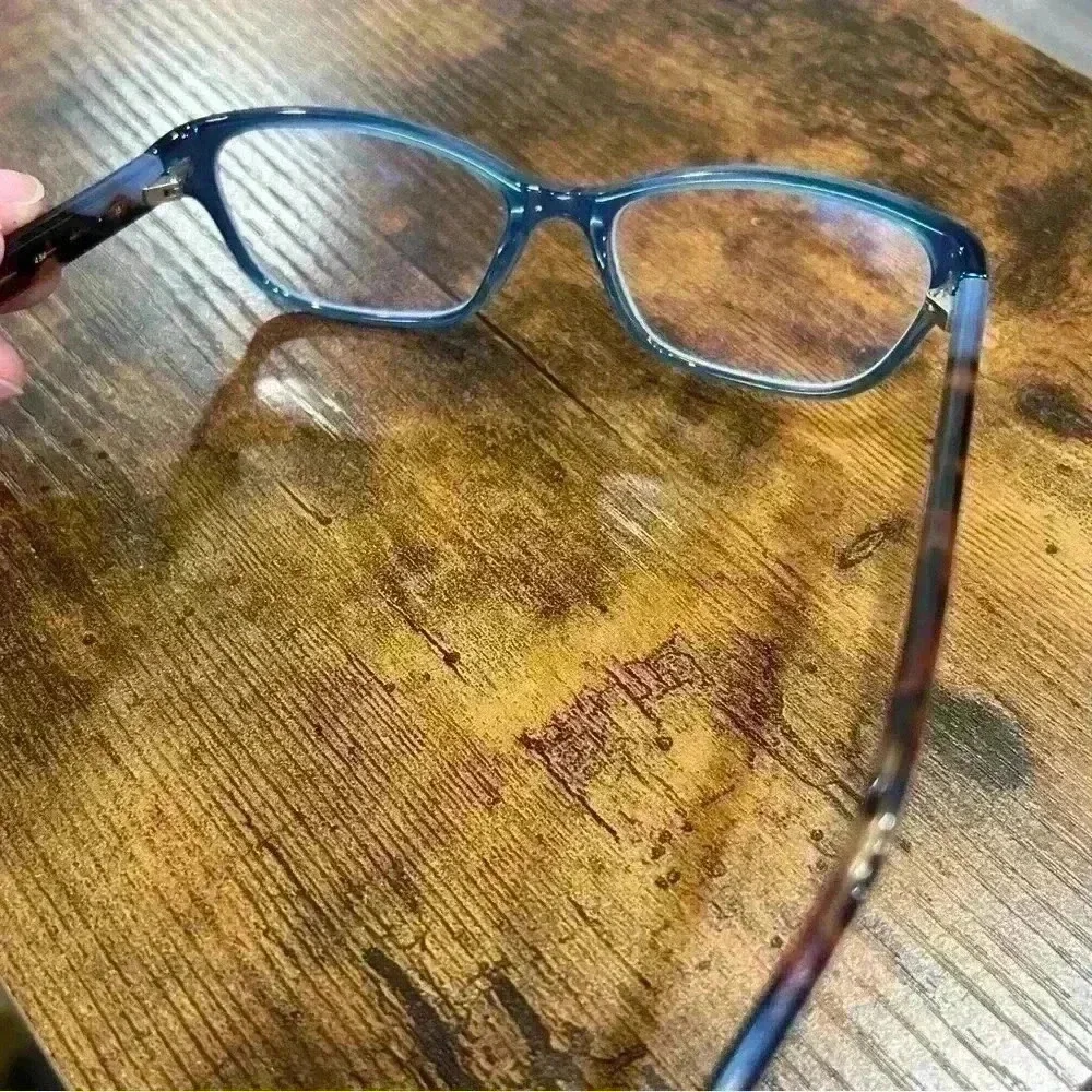 Marchon NYC Downtown Monroe 434 Blue Women’s Eyeglasses Frames Only 51-16-135 - Picture 3 of 8